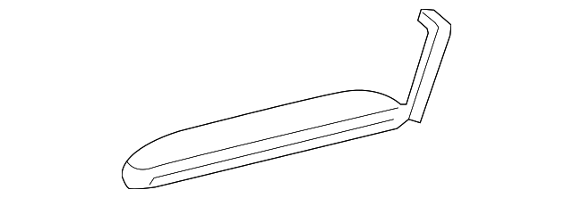 3D7-867-179-D-2K7 Деталь ARMREST, LEFT