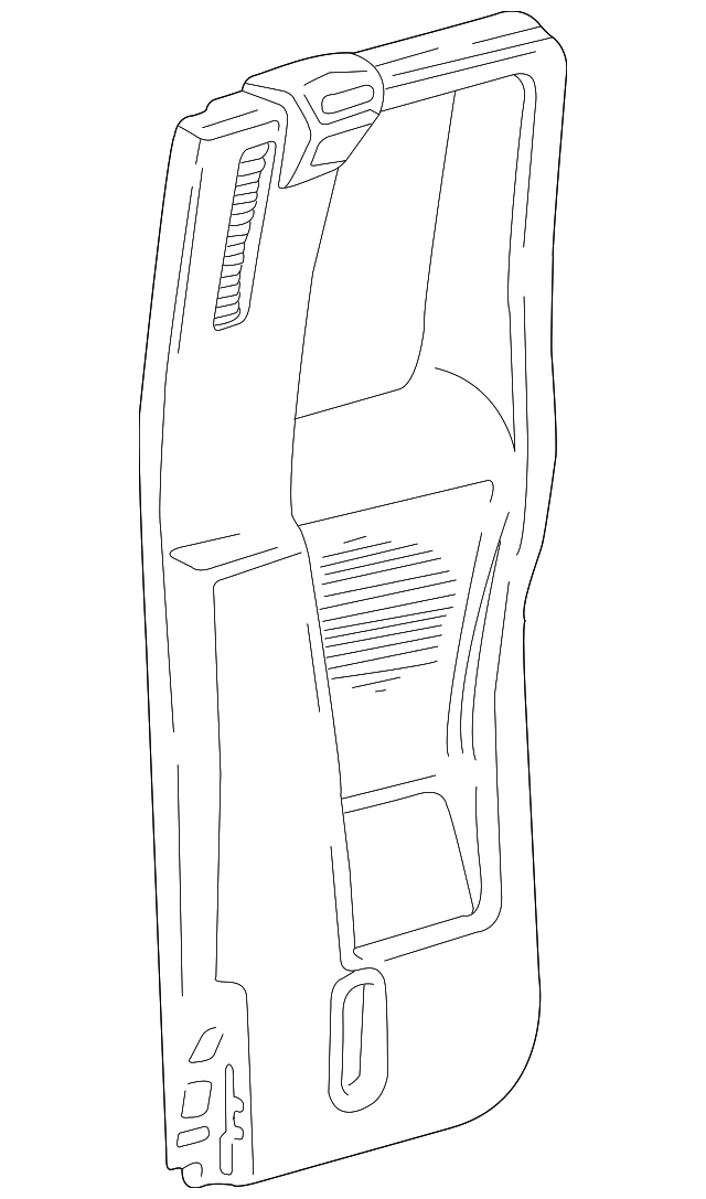ZZR0-68-520-07 Деталь DOOR TRIM PANEL, LEFT
