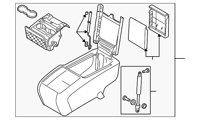 4L0-863-242-K-1GK Деталь CONSOLE ASSY