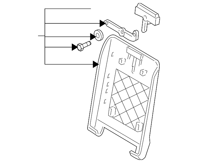 4L0-863-358-D-L45 Деталь ARMREST COVER