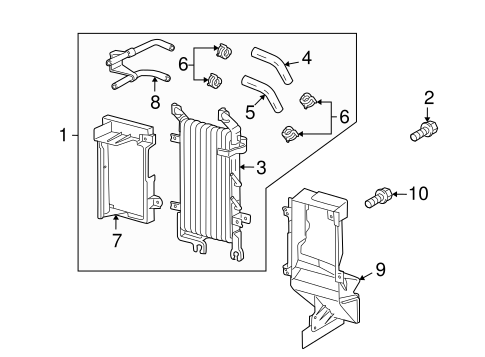 Land Cruiser TRANS OIL COOLER
