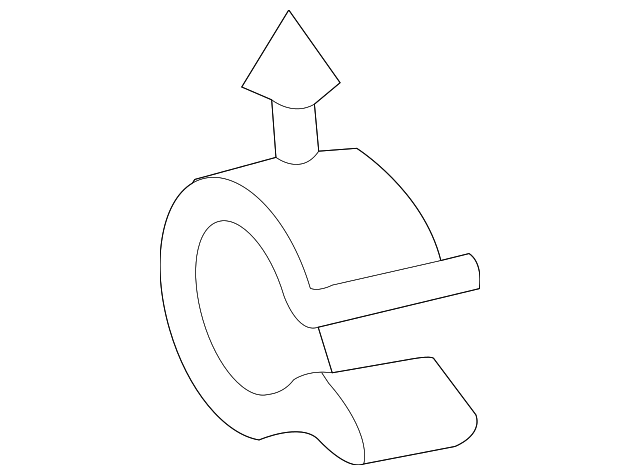 5125887AB Деталь COOLER LINE LOWER CLIP