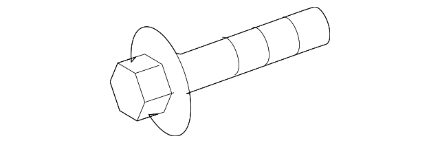 W707842S439 UPPER CNTRL ARM BOLT, LEFT