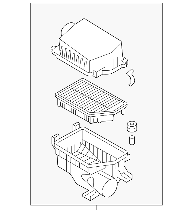 28110-3X350 AIR CLEANER ASSY
