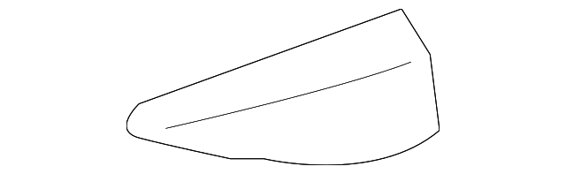 75602-50080-E0 BODY SIDE MLDG, LEFT