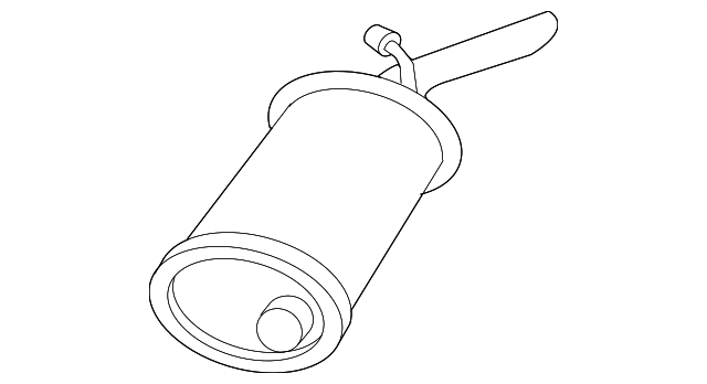 25657448 Деталь MUFFLER W/TPIPE, RIGHT