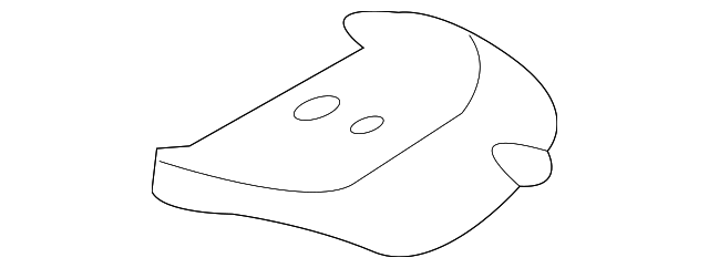 11284-AF400 Деталь HEAT SHIELD, RIGHT