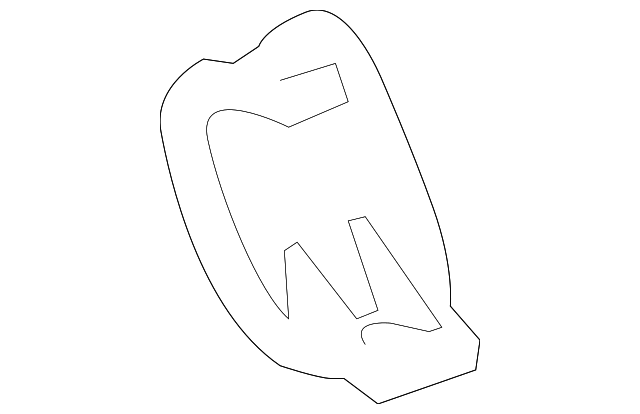 64894-0E010-C0 TRIM COVER, LEFT