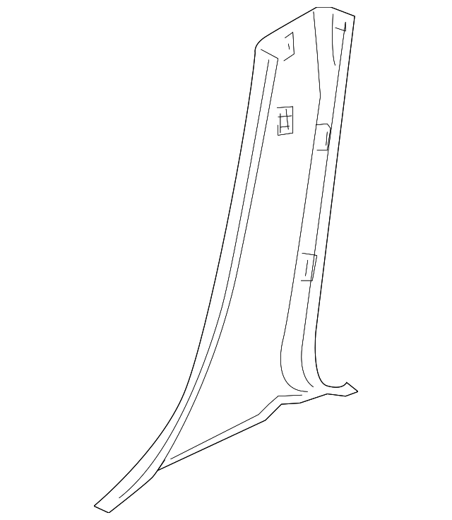 BBM4-68-220A-02 Деталь LWR CTR PLR TRIM, RIGHT