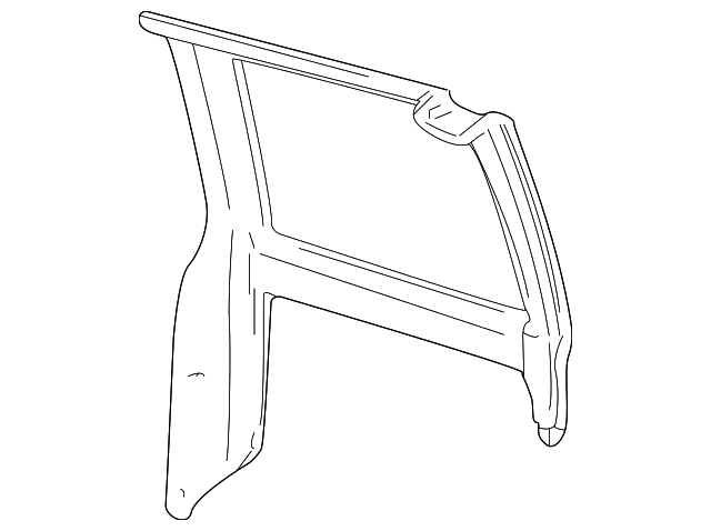 15649687 Деталь QTR TRIM, LEFT