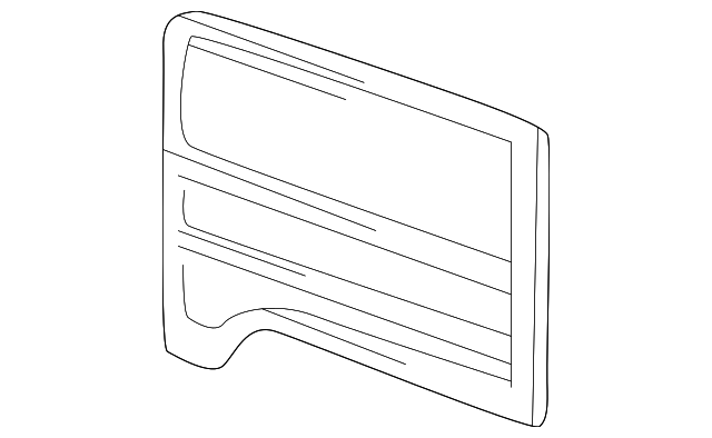 15723347 Деталь QTR TRIM, LEFT