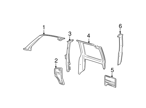 Astro INTERIOR TRIM - SIDE PANEL