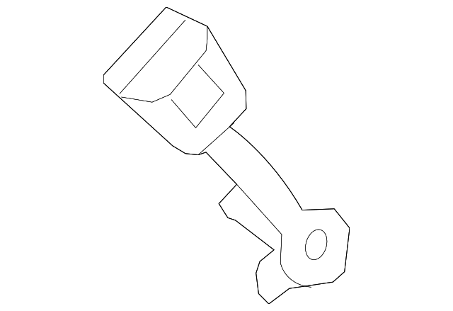 BT4Z-7860044-AC Деталь BUCKLE END, RIGHT