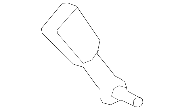 BT4Z-7860044-BA Деталь BUCKLE END, LEFT