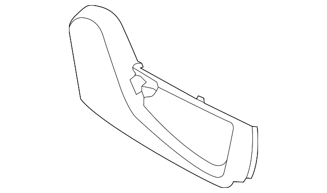 87314-1JA1C Деталь OUTER COVER, RIGHT