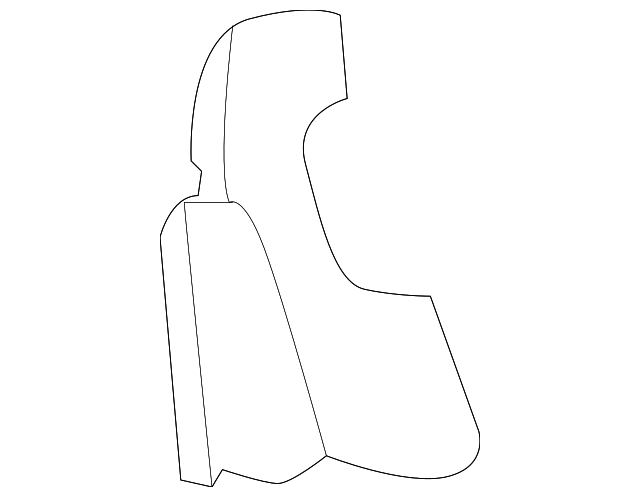 87406-1JB6D Деталь RECLINE COVER, RIGHT