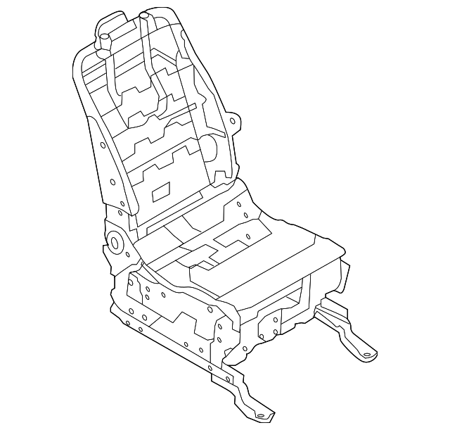 87101-1JA1C Деталь SEAT FRAME, RIGHT