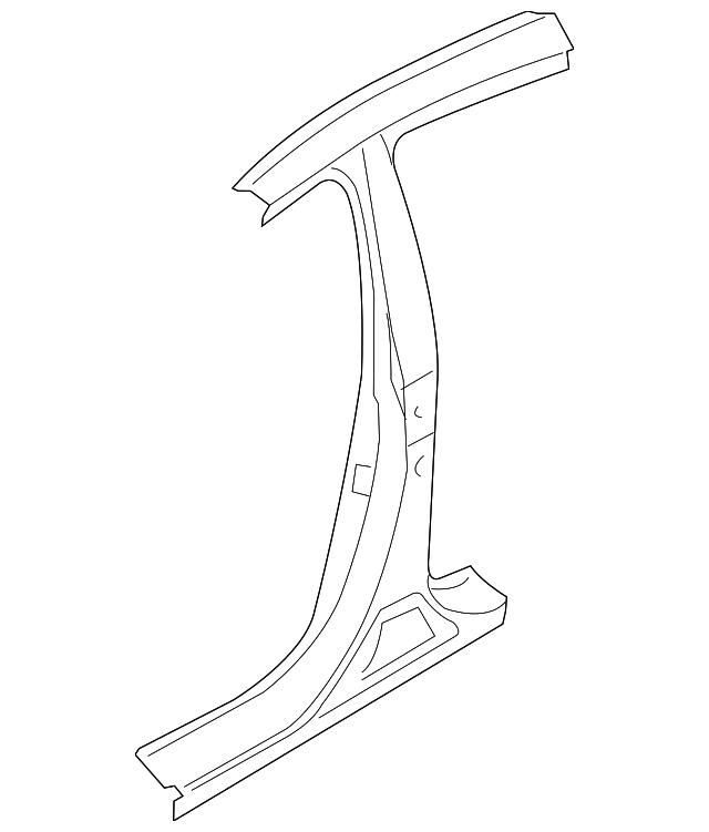71401-4CB00 Деталь CENTER PILLAR, LEFT