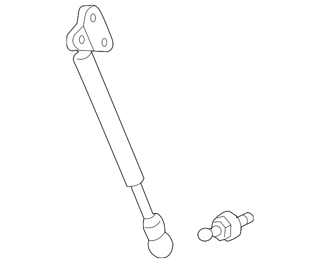 68950-69195 SUPPORT CYLINDER, RIGHT