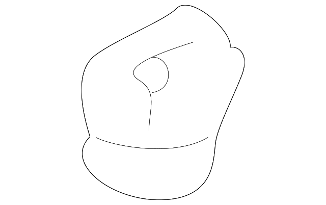 MR746233 Деталь BULB HOLDER, LEFT