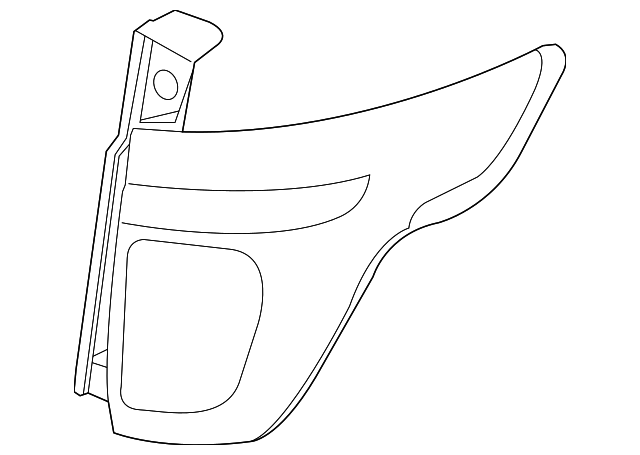 BB5Z-13405-C Деталь TAIL LAMP ASSY, LEFT