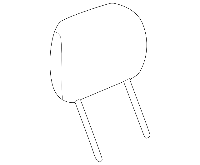 8640167DE0DG8 Деталь HEADREST, RIGHT