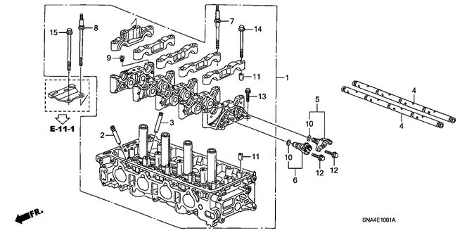 CIVIC SEDAN CYLINDER HEAD (2.0L)