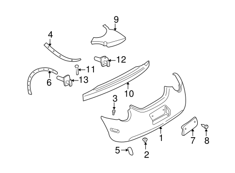 Beetle BUMPER & COMPONENTS - REAR