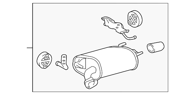17430-0V040 Деталь MUFFLER