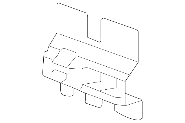 15206927 Деталь BACK PANEL ANCHOR PLATE
