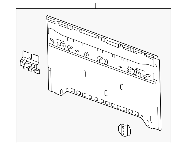 88980607 Деталь BACK PANEL