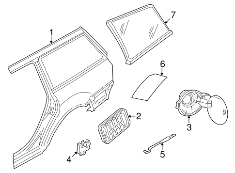 Passat QUARTER PANEL & COMPONENTS 4