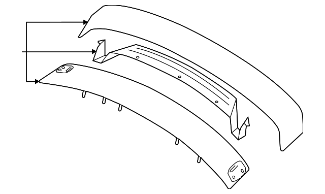 8J0-898-939-GRU Деталь SPOILER ASSY