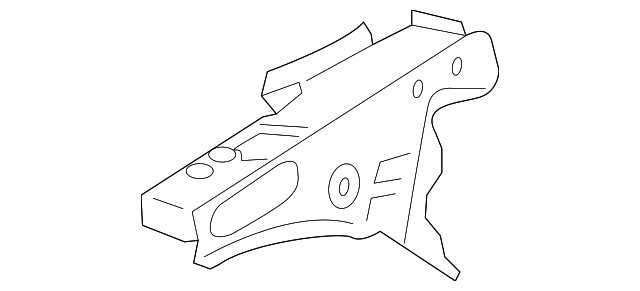 22976167 Деталь REAR BRACE, RIGHT