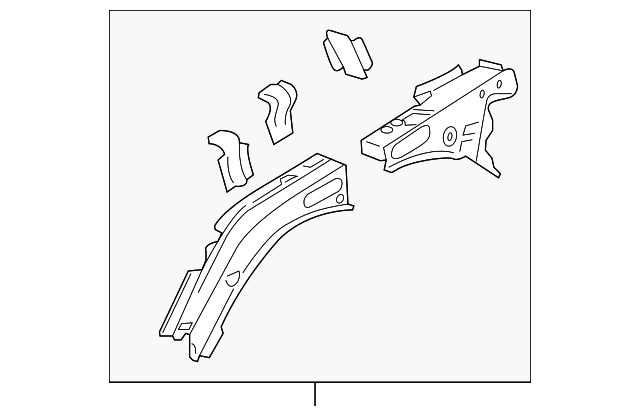 23288102 Деталь UPPER RAIL, RIGHT
