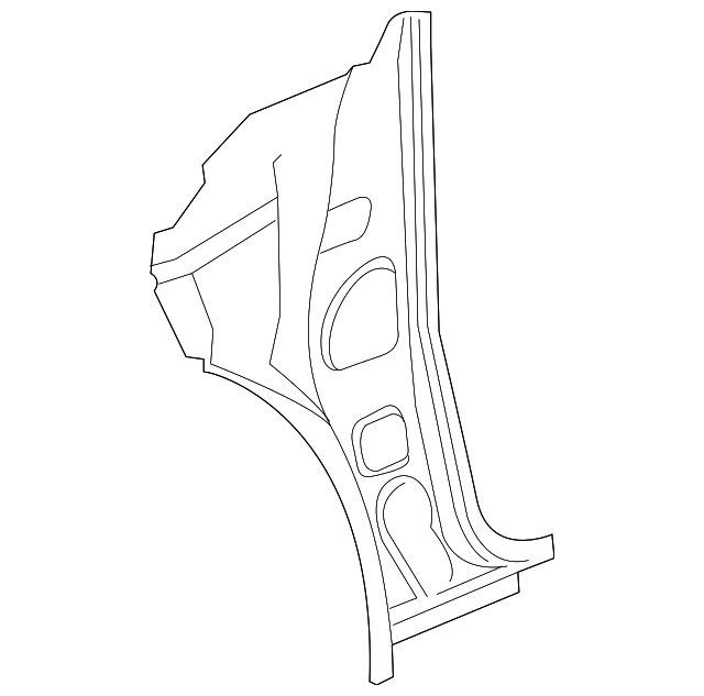 23316224 Деталь REAR PANEL, RIGHT