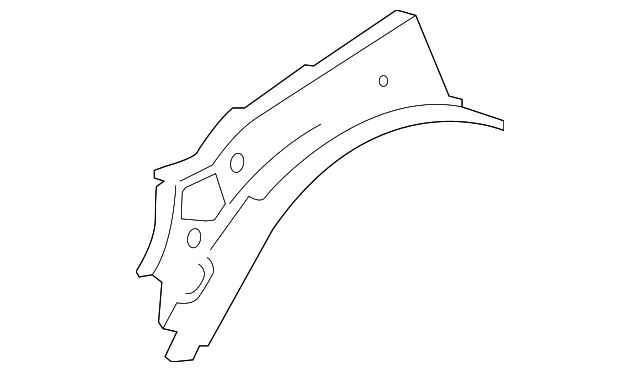 13375212 Деталь WHEEL WELL, LEFT