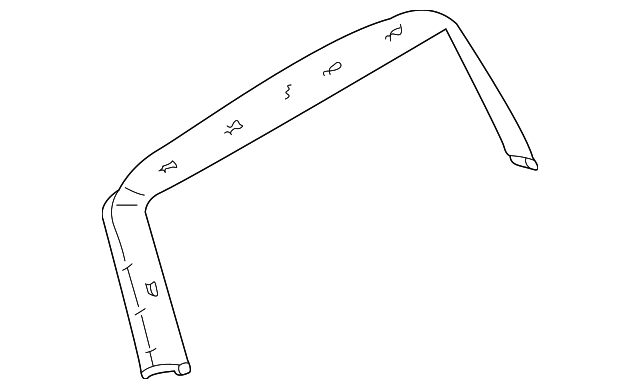 163-740-01-70-7E33 Деталь LIFT GATE TRIM