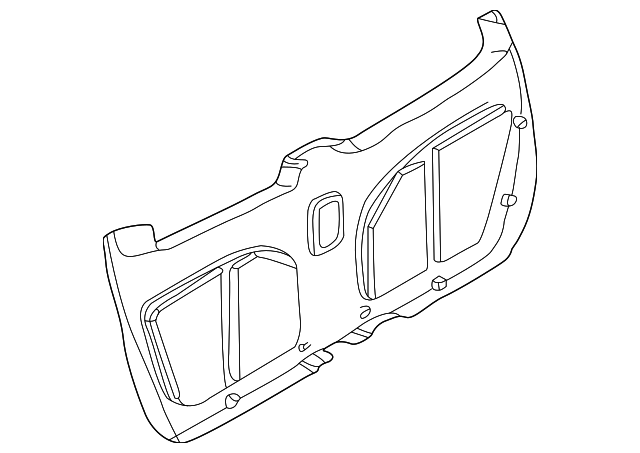 163-740-16-70-7E33 Деталь LIFT GATE TRIM