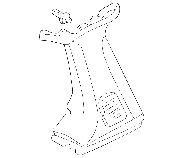 84141-S0X-A01ZC Деталь GARNISH ASSY., R. RR. PILLAR *YR169L* (M