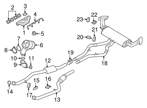 X5 EXHAUST COMPONENTS