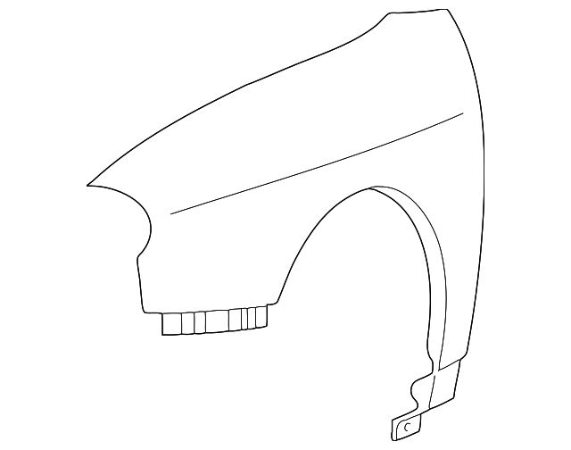 66321-3D300 FENDER, RIGHT