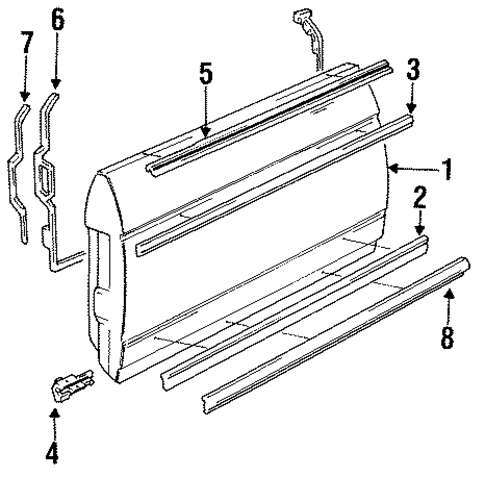 300CD DOOR & COMPONENTS