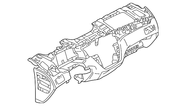 MR633550 Деталь INSTRUMENT PANEL