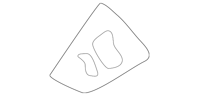 MR647646 Деталь UPPER TRIM, LEFT