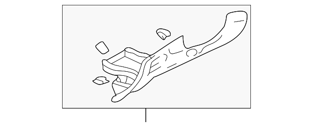MR633551 Деталь KNEE BOLSTER
