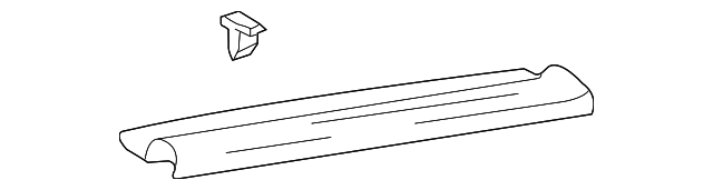 85872-25500-LT Деталь SCUFF PLATE, RIGHT