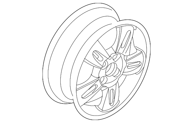 36-11-6-763-296 Деталь WHEEL, ALLOY