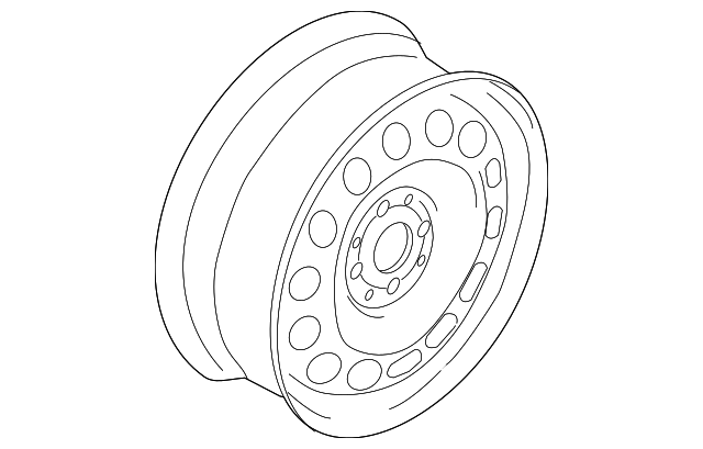 36-11-1-511-414 Деталь WHEEL, STEEL