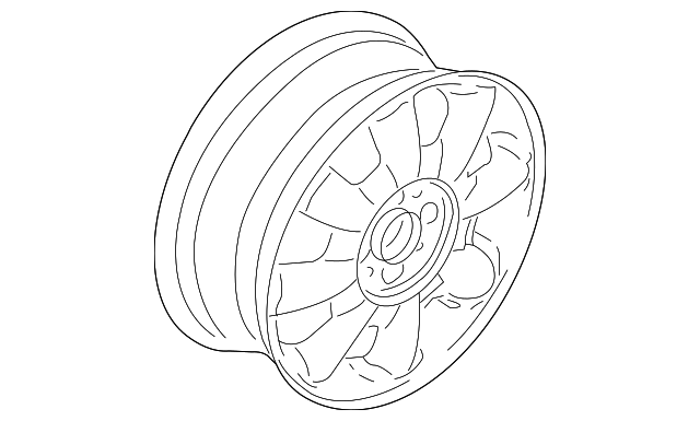 36-11-1-512-347 Деталь WHEEL, ALLOY